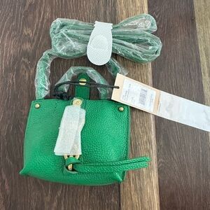 Mini Green Leather Rebecca Minkoff purse